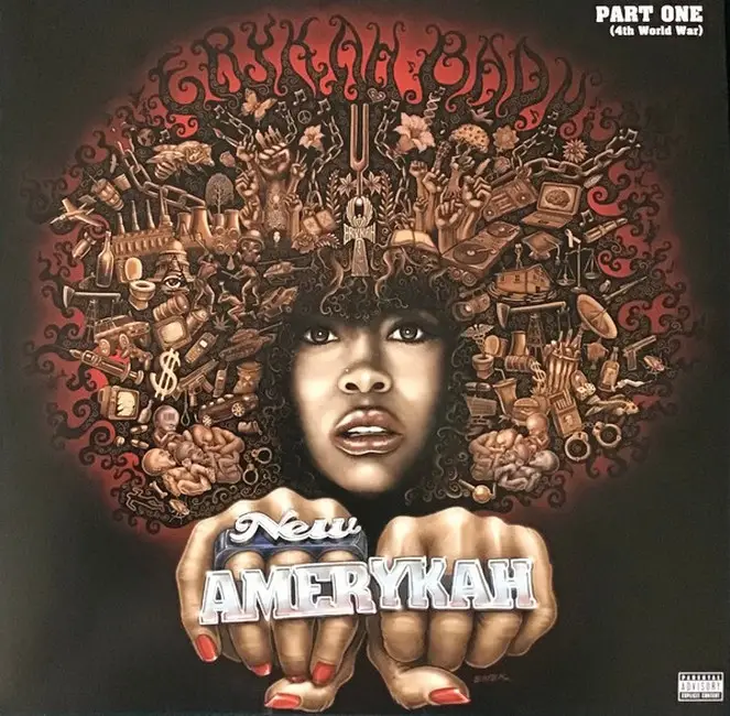 Erykah Badu – New Amerykah: Part One (4th World War) (2LP, Album, Reissue, Purple Vinyl)