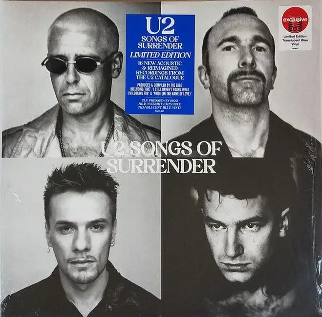 U2 – Songs Of Surrender (2LP, Limited Edition, 180 grams, Blue Translucent Vinyl)