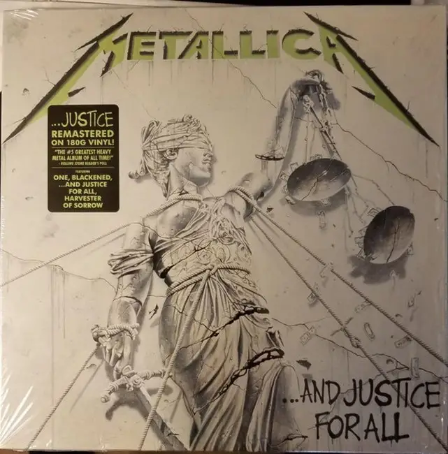 Metallica – ...And Justice For All (2LP, Reissue, Remastered, Stereo, 180G)