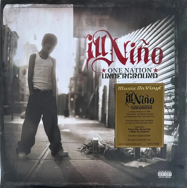 Ill Nino – One Nation Underground (LP, Album, Limited Edition, Numbered, Reissue, Stereo, Red Translucent, Vinyl)