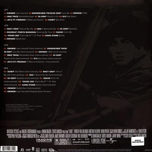 8 Mile – Music From & Inspired By The Motion Picture (4LP, Special 20th Anniversary Edition) - фото №2