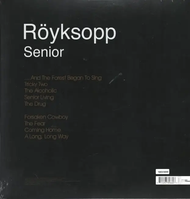 Royksopp – Senior (Limited, Numbered Edition, Reissue, Stereo, Orange Vinyl) - фото №1