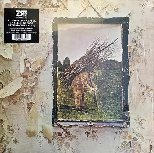 Led Zeppelin – Untitled (LP, Album, Reissue, Remastered, Repress, Stereo, Crystal Clear, 180G, Vinyl)