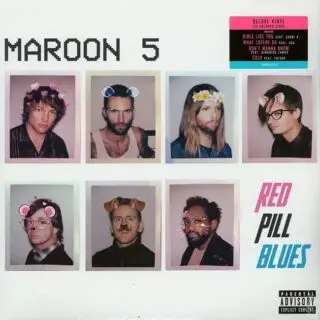 Maroon 5 – Red Pill Blues (2LP, Album, Deluxe Edition, Red & Blue Vinyl)