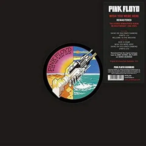 Pink Floyd - Wish You Were Here (LP, Album, Reissue, Remastered, 180 Gram, Vinyl)