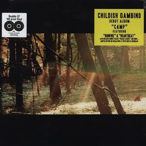 Childish Gambino – Camp (2LP, Album, Reissue, 180 g, Double Gatefold, Vinyl)