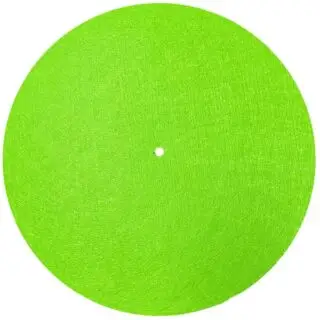 GreenTurntable Mat Slipmat Audiophile 12'' in Platter Vinyl Record Players Anti-Vibr 77HA