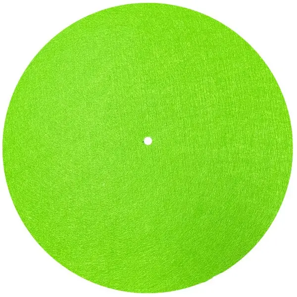 GreenTurntable Mat Slipmat Audiophile 12'' in Platter Vinyl Record Players Anti-Vibr 77HA