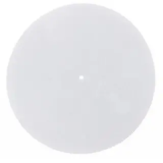 White Turntable Mat Slipmat Audiophile 12'' in Platter Vinyl Record Players Anti-Vibr 77HA